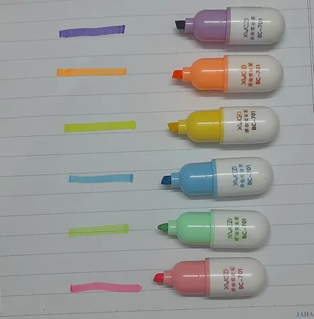 ماژیک علامت گذار مدل Pill بسته 6 عددی