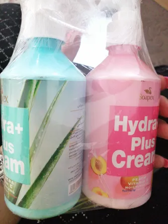 کرم آبرسان سوپکس مدل هلو و آلوئه‌ورا حجم 250 میلی‌لیتر مجموعه 2 عددی