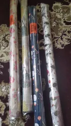 چرم مصنوعی طرح آدم برفی کریسمس مدل FLA190814