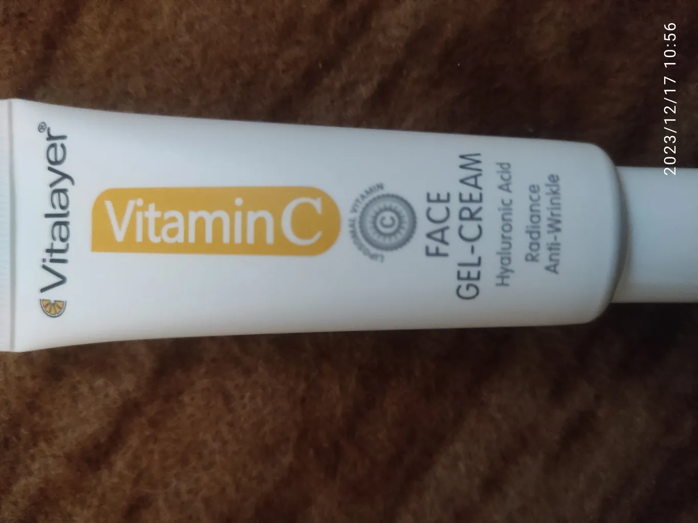 کرم ژل ضد چروک ویتالیر مدل ویتامین سی حجم 30 میلی لیتر