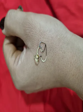 آویز گردنبند طلا 18 عیار زنانه مدل دو قلب کد S2079