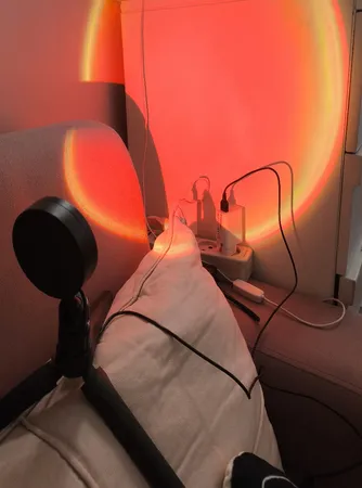 آباژور رومیزی مدل غروب خورشید کد RGB-NEW