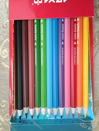 مداد رنگی 12 + 1 رنگ آریا مدل 3016