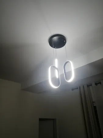 چراغ آویز چشمه نور کد L6407/3BK