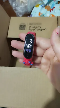 ساعت مچی دیجیتال بچگانه مدل ضد آب لمسی طرح مرد عنکبوتی آرتیست کد W S S 99