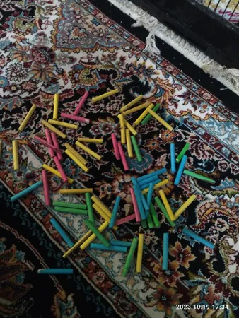 اسباب بازی پرندگان مدل  تکه چوب کد S06 بسته 200 عددی