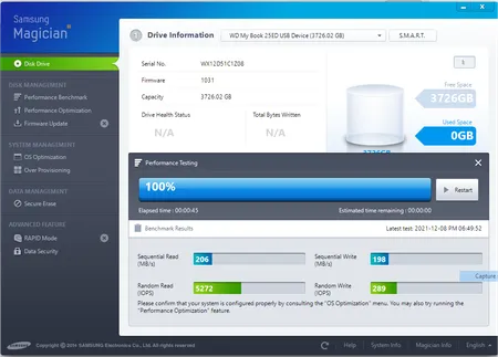 هارد اکسترنال وسترن دیجیتال مدل My Book Desktop ظرفیت چهار ترابایت دارای رابط USB Type-A 3.0