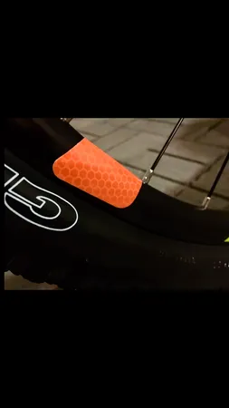 برچسب شبرنگ دوچرخه رفلکتر کد 4P بسته ۴ عددی