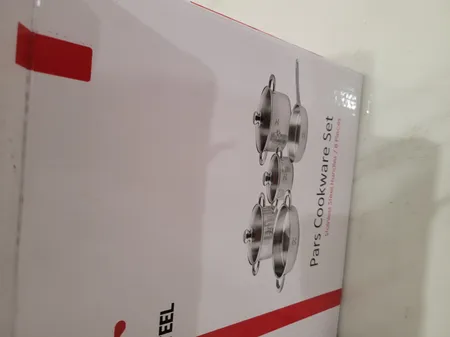 سرویس پخت و پز 8 پارچه پارس استیل مدل سه لایه کد 08