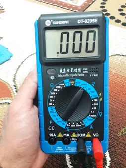 مولتی متر دیجیتال سانشاین مدل DT-9205E