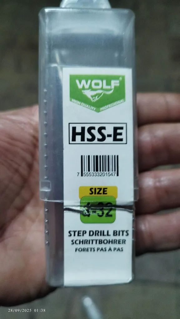 مته ولف مدل کاجی کد F0335 سایز 4/32 میلیمتر