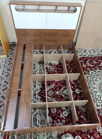 تخت خواب دونفره مدل لونا سایز 140×200 سانتی متر