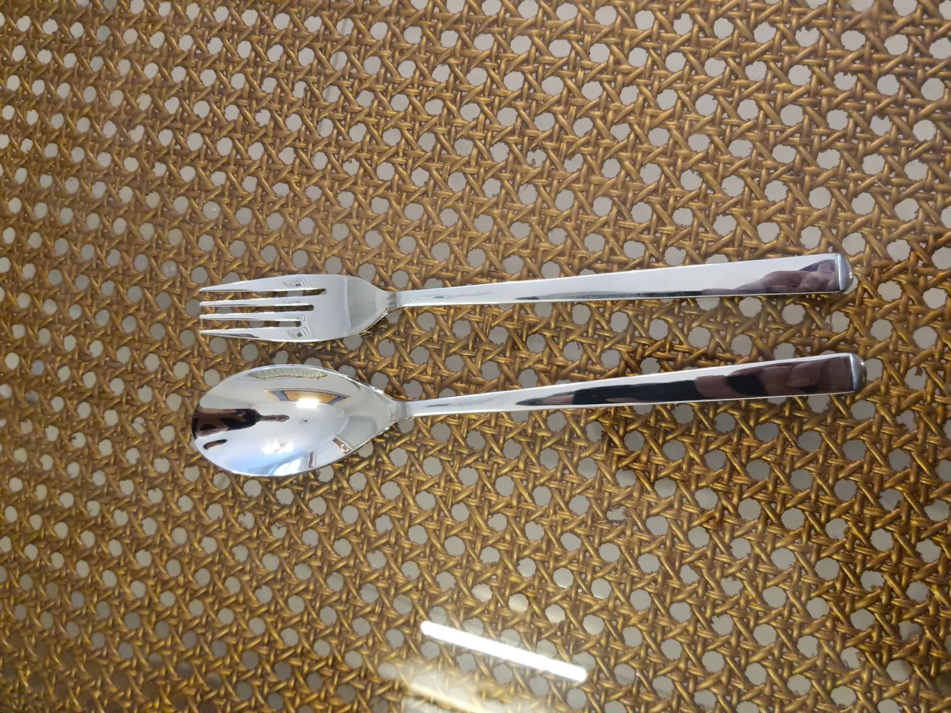 قاشق و چنگال جی فی نی مدل 01 ست 1 نفره