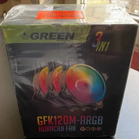 فن کیس گرین مدل HURACAN FAN GFK120M-ARGB بسته 3 عددی