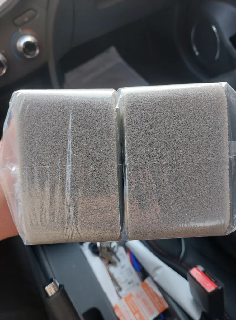 اسفنج نظافت خودرو مدل CP006 بسته 4 عددی