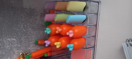 ماژیک علامت گذار مدل هویج کد 809 بسته 6 عددی