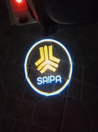 چراغ لوگو زیر درب خودرو وایرلس مدل ولکام لایت طرح کربن مناسب برای پراید بسته دو عددی