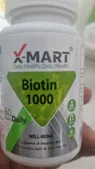 تجریه خرید قرص بیوتین 1000 ایکس مارت بسته 60 عددی