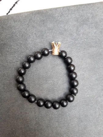 دستبند لاچو طرح تاج کد 2019