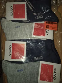 جوراب ساق بلند مردانه مدل نانو نخی اسپرت بسته 12 عددی