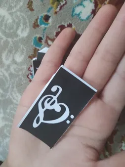 حنا طراحی و شابلون تتو موقت مدل NA060