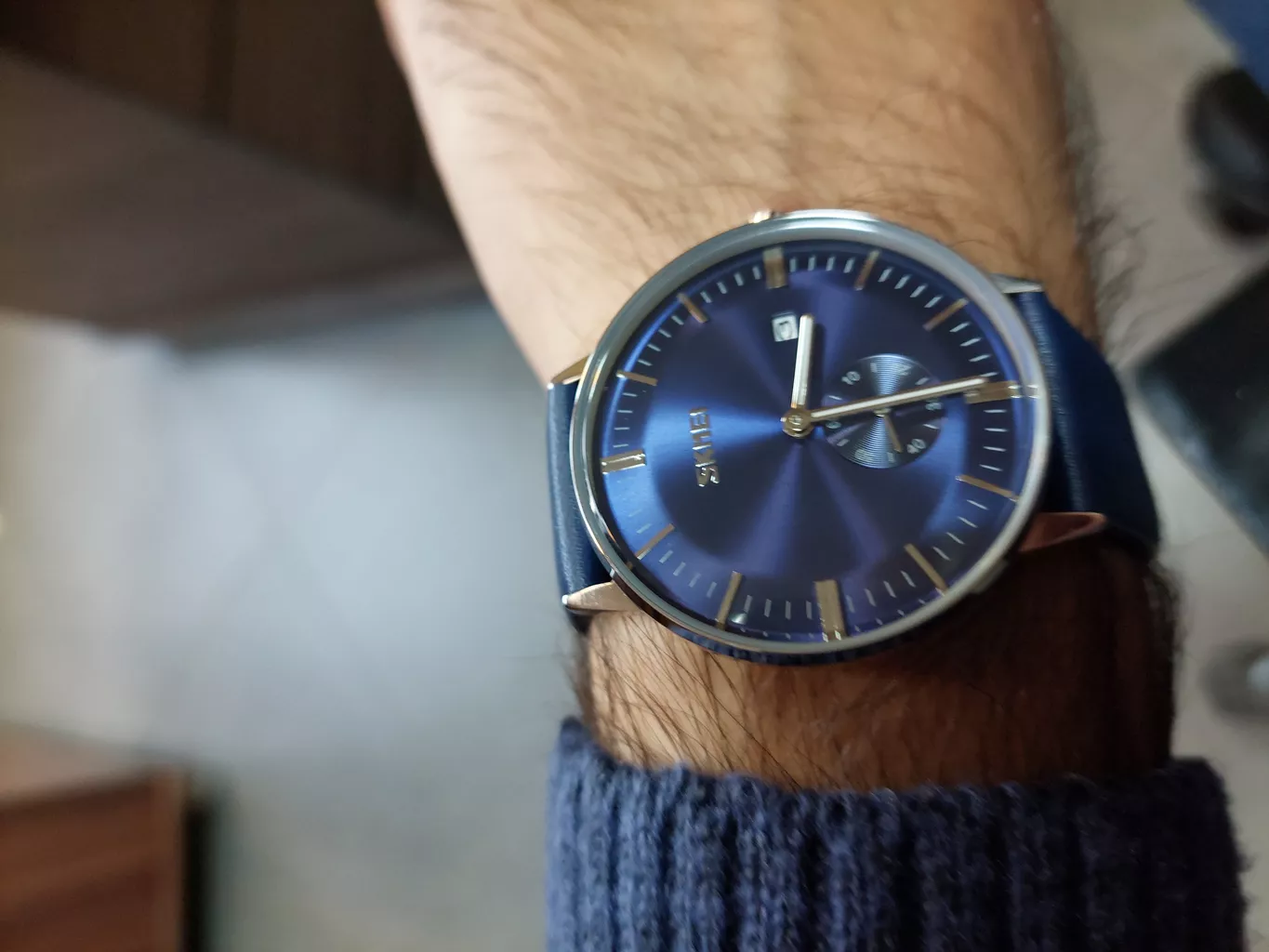 ساعت مچی عقربه ای مردانه اسکمی مدل S9083/Blue
