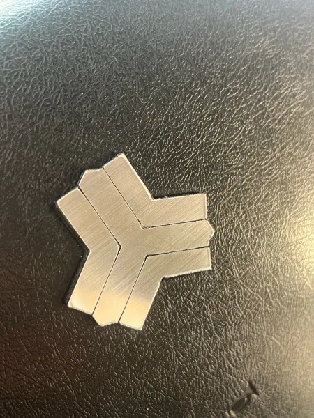 تریم پنل بخاری و آرم فرمان خودرو بیلگین مدل Tia12مناسب برای تیبا مجموعه 2 عددی