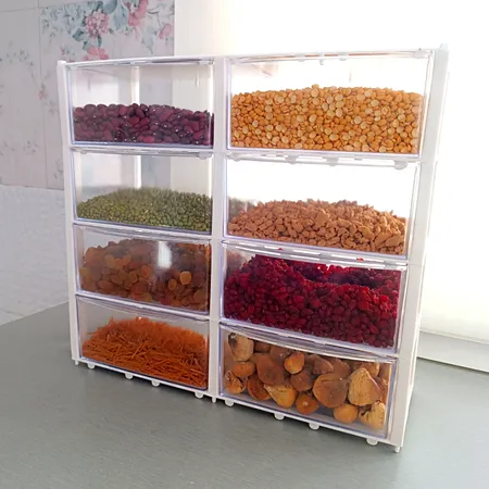 ست جای حبوبات 8 پارچه مدل ستایش