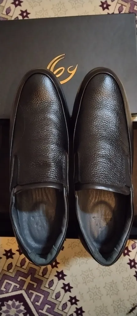 کفش طبی مردانه چرم عطارد مدل چرم طبیعی کد SH52