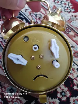 ساعت رومیزی طرح کوکی مرغی مدل Ar-BL-zs