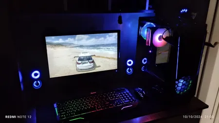 کیبورد و ماوس گیمینگ وریتی مدل V-KB6126GCW، سوییچ ممبران، Full-Size، نورپردازی LED RGB