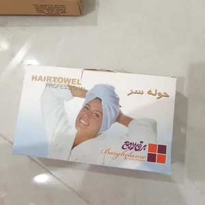 تجریه خرید حوله کلاهی برق لامع مدل Professional