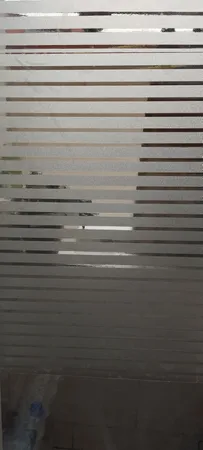 شیشه مات کن طرح کرکره ای کد 1012