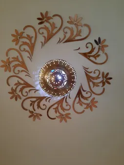 آینه پدیده شاپ طرح گلستان کد 80C