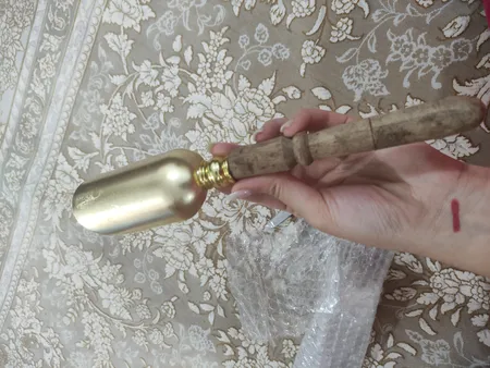 قاشق آجیل خوری مدل دسته چوبی