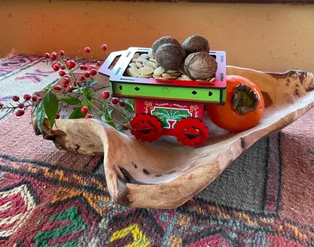 ماکت دکوری طرح چرخ میوه فروشی کد 011015