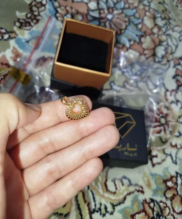آویز گردنبند طلا 18 عیار زنانه ناریا مدل ایوا کد f26-5