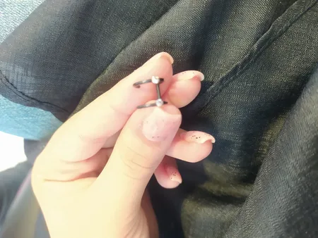 پیرسینگ گوش زنانه پایتخت مدل PS158 فیک