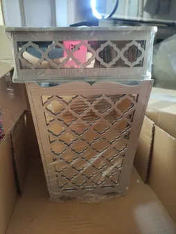 ست سطل و جا دستمال کاغذی مدل dm_1