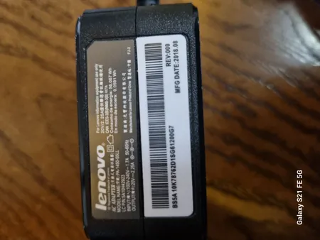 شارژر لپ تاپ 20 ولت 2.25 آمپر لنوو مدل ADL45WCD