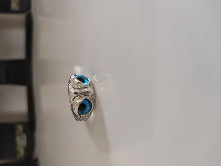 انگشتر مدل جغد چشم خاص کد 684152