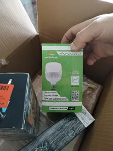 تجریه خرید لامپ ال ای دی 20 وات پارس شعاع توس مدل استوانه ای پایه E27