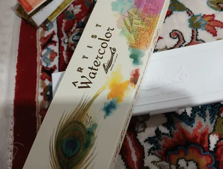 آبرنگ 24 رنگ آقامیری مدل 001