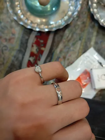 ست انگشتر زنانه و مردانه برانت مدل عشق بی پایان