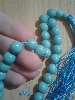 تسبیح سنگ فیروزه مدل t221