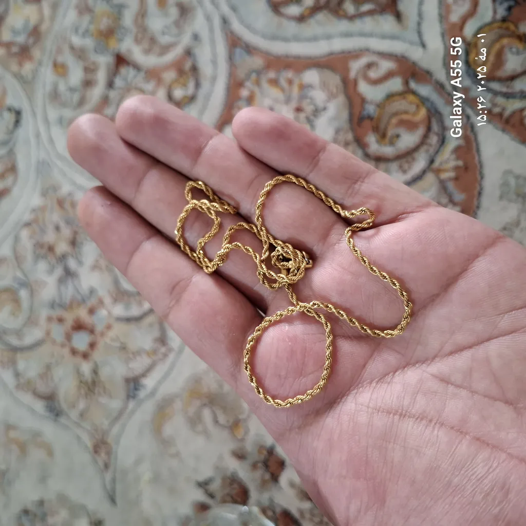 زنجیر زنانه بازرگانی میلادی  کد  ZR_025