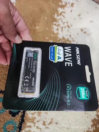 اس اس دی اینترنال PCIe Gen3 x4 هایک سمی مدل WAVE P ظرفیت 256 گیگابایت