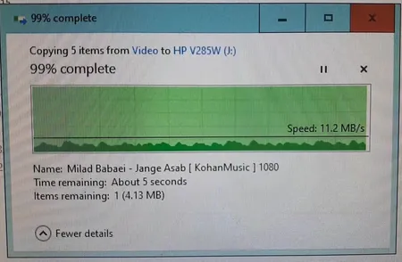فلش مموری اچ‌پی مدل v285w ظرفیت 16 گیگابایت