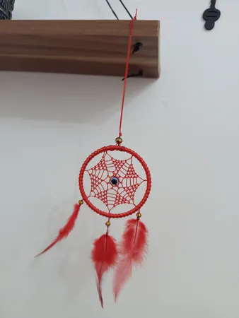 آویز دریم کچر مدل گل سرخ کد 01