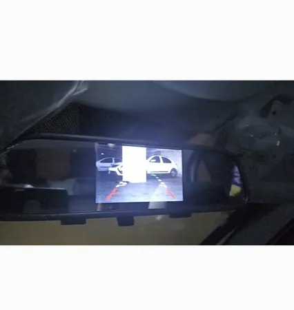 آینه مانیتور دار تی ماتریکس مدل 2way به همراه دوربین دنده عقب